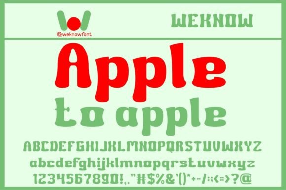 Apple to Apple: A Display Font That Makes Your Headlines Pop