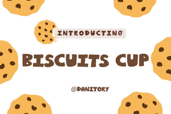 Biscuits Cup: A Warm, Natural Display Font for Editorial Charm