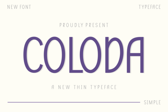 Coloda: A Display Typeface That Makes Your Brand Feel Intentional