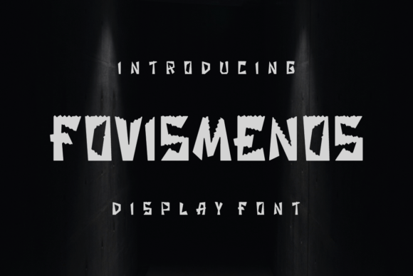 Fovismenos Display Font for Handmade Creators
