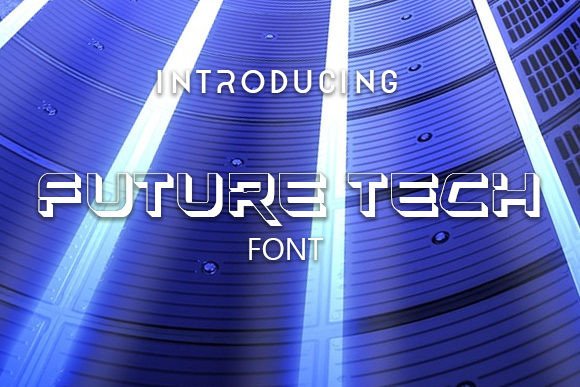 Future Tech: A Futuristic Display Font for Digital Design