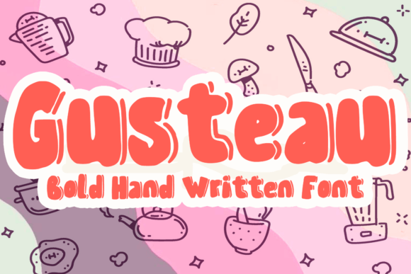Gusteau: A Playful Display Font That Pops on Every Screen