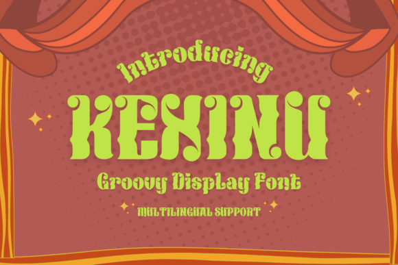 Kexinu: A Psychedelic Display Typeface Worth Testing