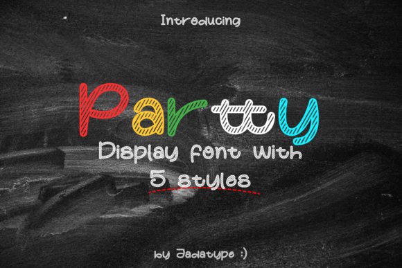 Partty: A Display Font That Delivers Playful Impact