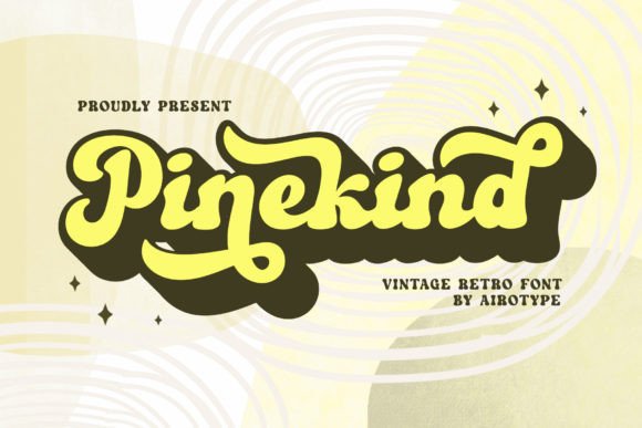 Pinekind: A Retro Script Font That Gives Your Brand Instant Charm