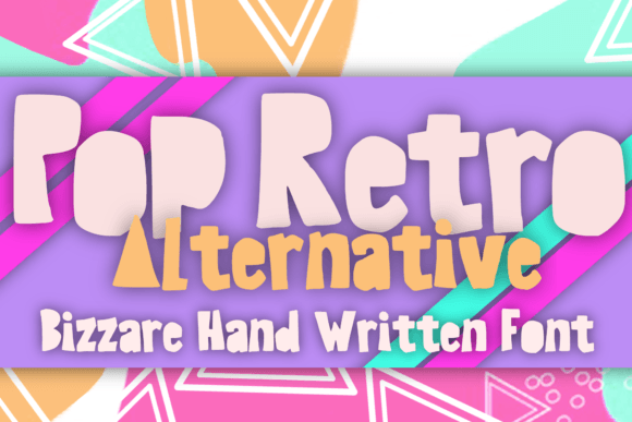 Pop Retro Alternative: A Playful Display Font for Digital Branding