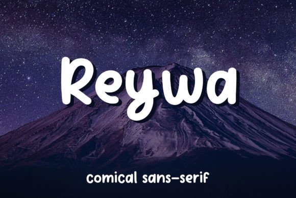 Reywa: A Bold, Rounded Display Font for Digital Brands