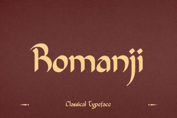 Romanji: A Modern Display Font for Editorial Design