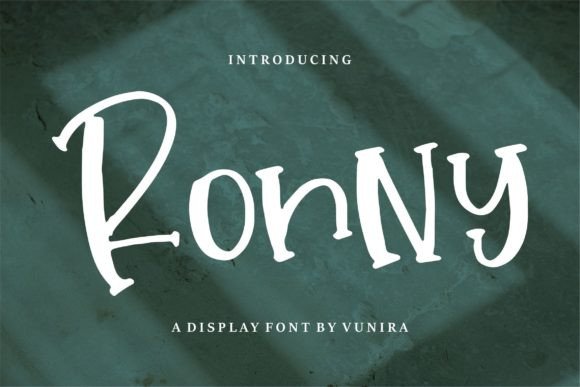 Ronny: A Friendly Display Font That Brings Warmth to Your Brand