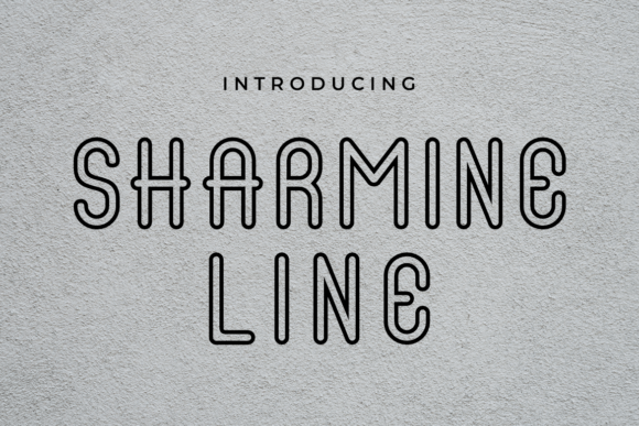 Sharmine Line: A Bold Display Font That Cuts Through the Feed