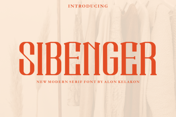 Sibenger: A Display Font That Elevates Real Branding Work