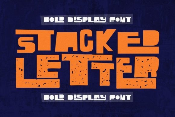 Stacked Letter: A Display Font That Feels Like a Gentle Invitation