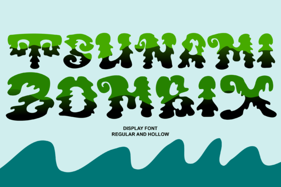 Tsunami Zombix: A Spooky Display Font with Editorial Intention
