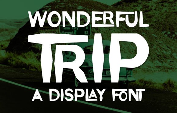 Wonderful Trip: A Display Font That Adds Charm to Real Business Branding