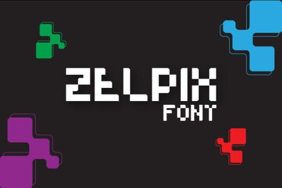 Zelpix: A Modern Display Font for Bold Digital Branding