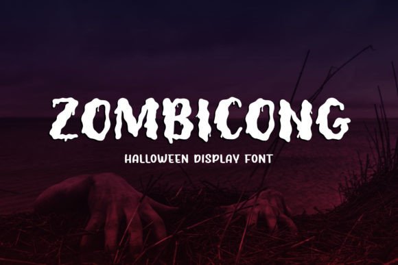 Zombicong: A Halloween Display Font with Editorial Charm